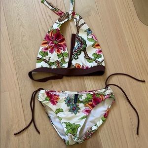 Vix Halter floral print bikini size S